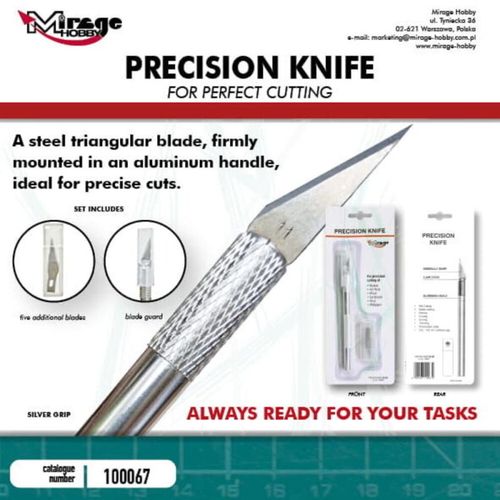 Precision Knife + 5 blades...