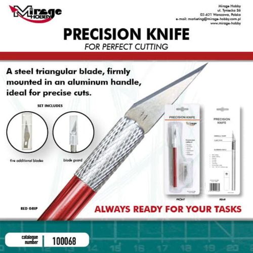 Precision Knife + 5 blades...
