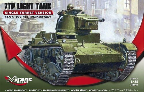 7TP Light Tank Single Turret...