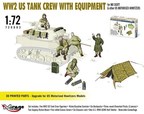 WW2 US Tank Crew with...