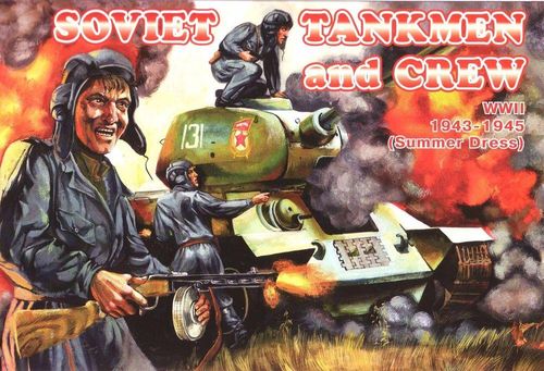Soviet tankmen and crew,...