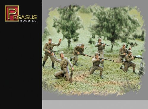 WWII: Russische Infanterie in...