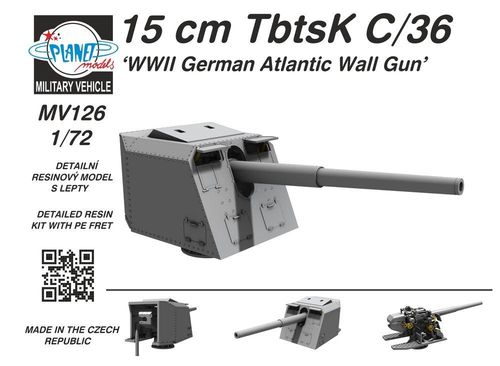 15 cm TbtsK C/36 WWII German...