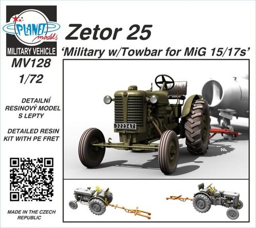 Zetor 25 Military w/Towbar...