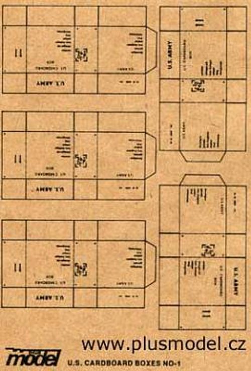 U.S. Transport Kartons WW II,...