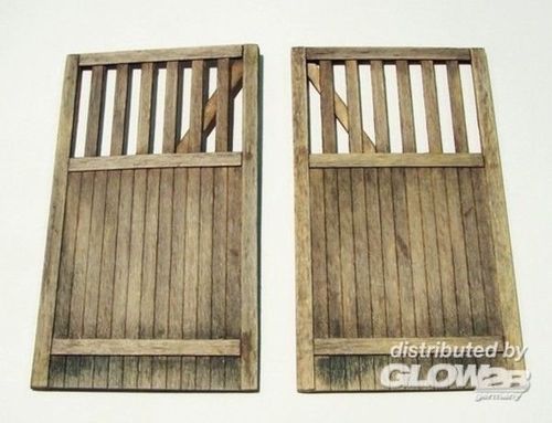 Wooden gate - straight