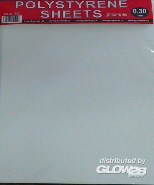 Polystyrene sheets 0,3mm...