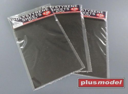 Polystyrene sheets black...