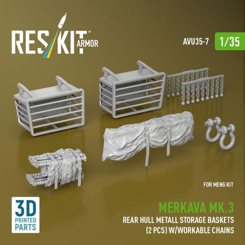 Merkava Mk.3 rear hull metall...