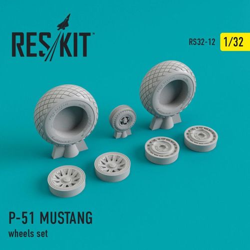 P-51 Mustang - Wheels set