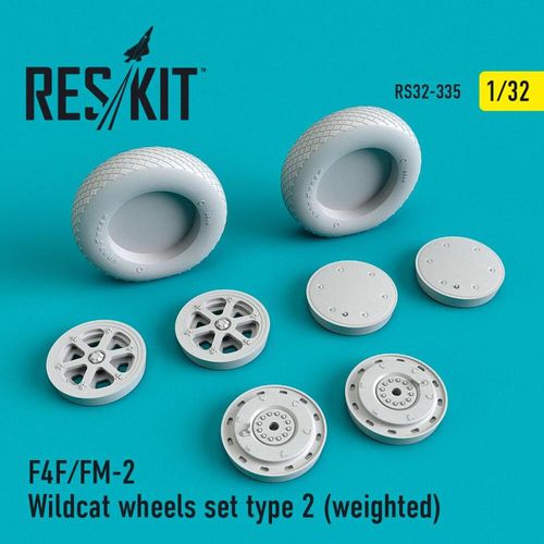 F4F/FM-2 Wildcat - Wheels set...