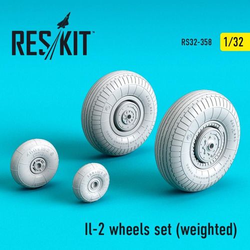 Il-2 wheels set (weighted)