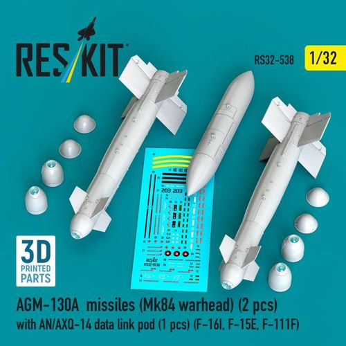 AGM-130A missiles (Mk84...