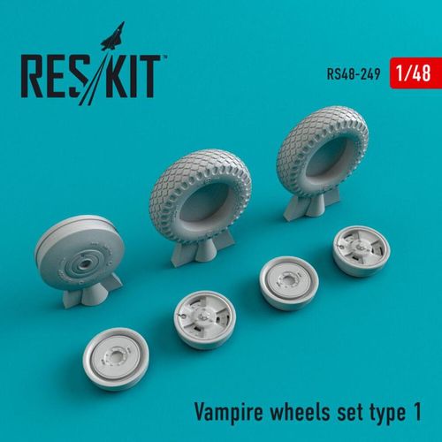 DH.115 Vampire - Wheels set...