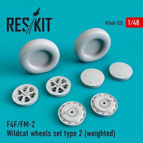 F4F/FM-2 Wildcat - Wheels set...