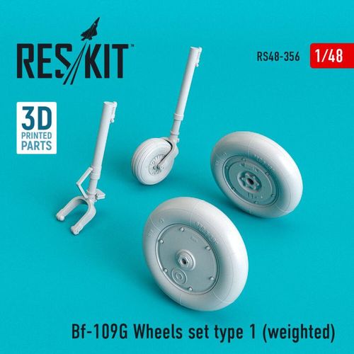 Bf-109G - Wheels set type 1...