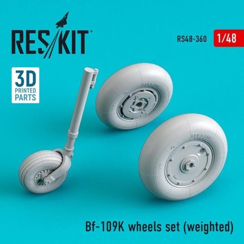 Bf-109K wheels set (weighted)