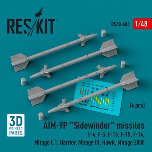 AIM-9P Sidewinder missiles (4...