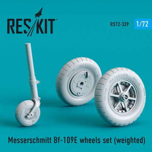 Bf-109E wheels set (weighted)