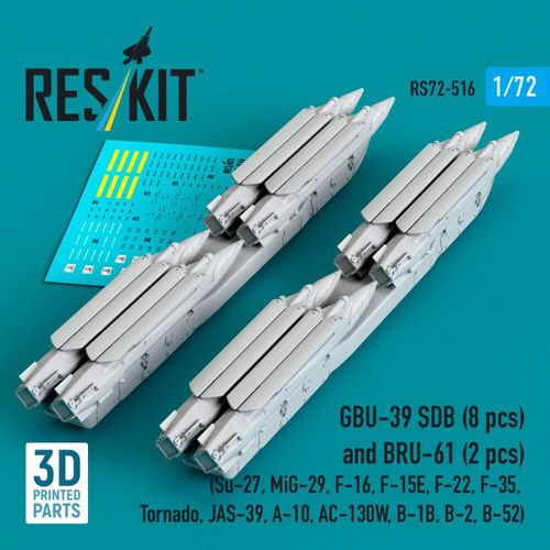 GBU-39 SDB (8 pcs) and BRU-61...