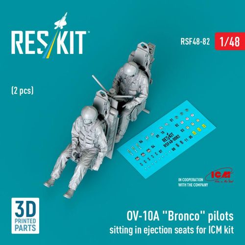 OV-10A Bronco pilots sitting...