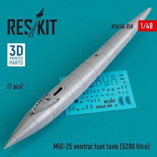 MiG-25 ventral fuel tank...