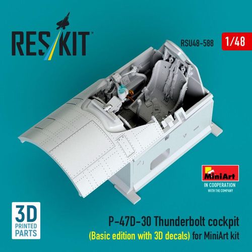 P-47D-30 Thunderbolt cockpit...