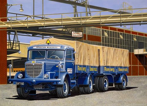 Büssing 8000 S 13 mit Trailer...