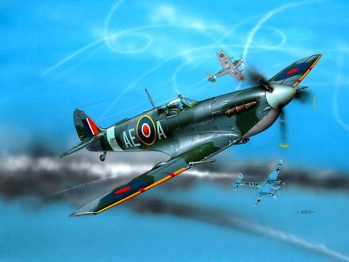 Model Set Spitfire Mk V