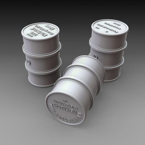 German fuel drums - WWII -...