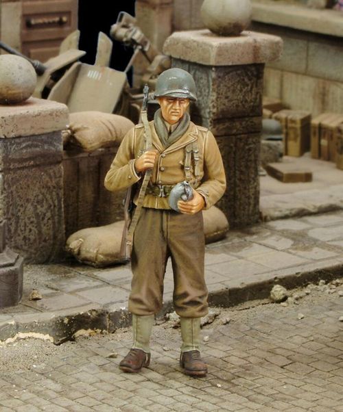 U.S. infantry rifleman with...