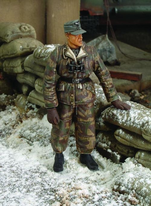 German tanker in winter dress...