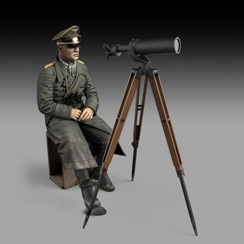 Erwin Rommel with tripod...