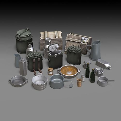 German field kitchen...