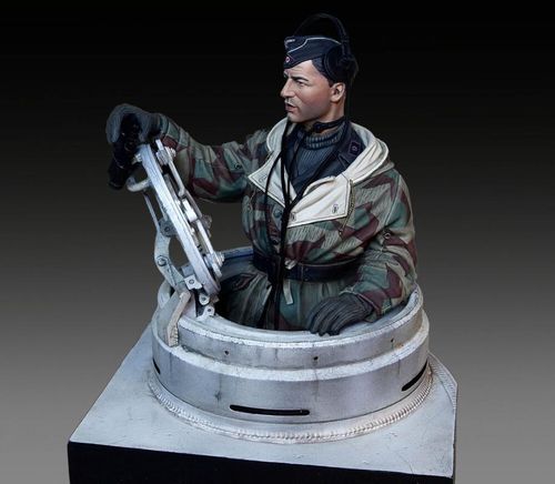 German tanker in winter dress...
