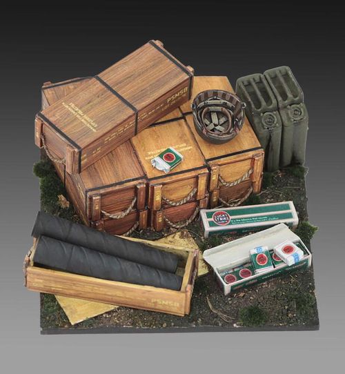 Base with 105 mm Ammo with...