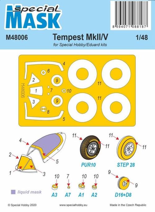 Tempest Mk.II/V - Mask