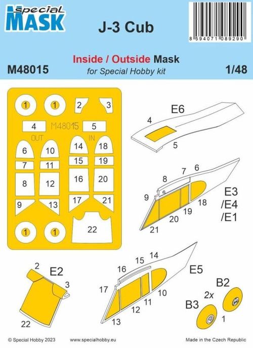 J-3 Cub - Mask