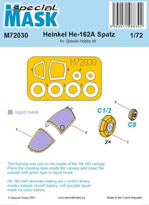 Heinkel He 162 - Mask