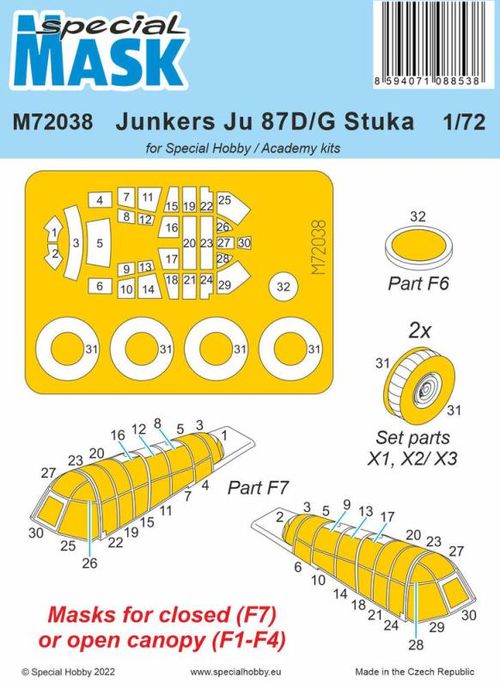 Junkers Ju 87D/G Stuka Mask...