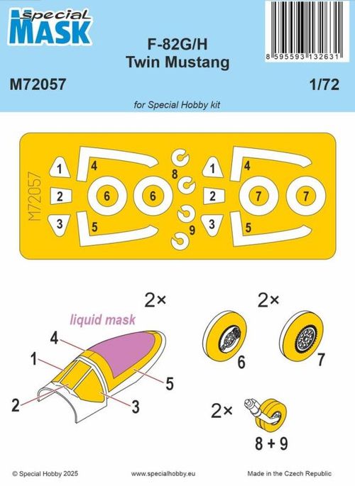 F-82G/H Twin Mustang - Mask