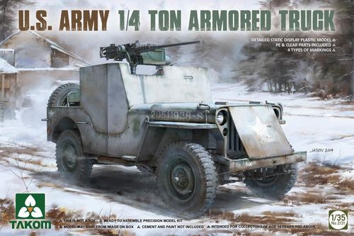 U.S. Army 1/4 ton armored ...