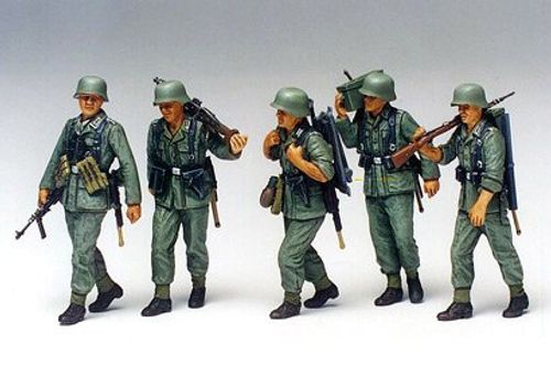 Maschinengewehr-Crew, Deutsch