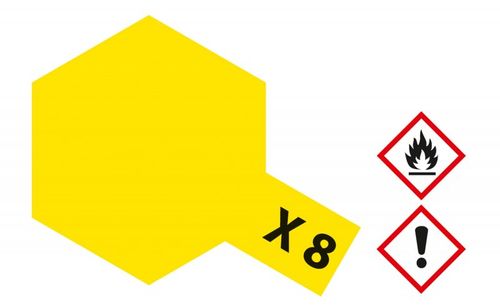 X-8 Zitronen-Gelb - glänzend...