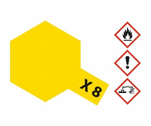X-8 Zitronen-Gelb - glänzend...