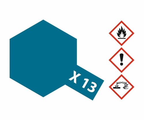 X-13 Metallic-Blau - glänzend...