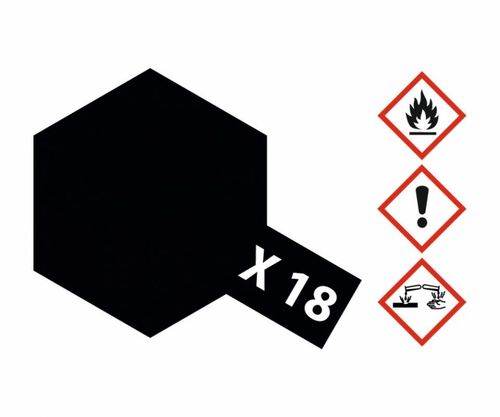 X-18 Schwarz - seidenmatt [10...