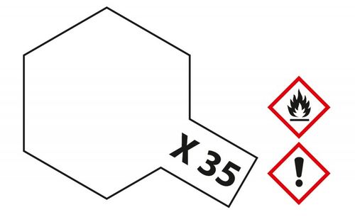 X-35 Klarlack - seidenmatt...