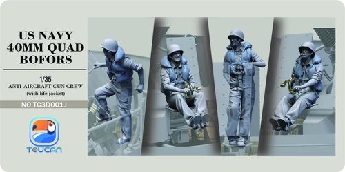 Anit-Aircraft Gun Crew (with...