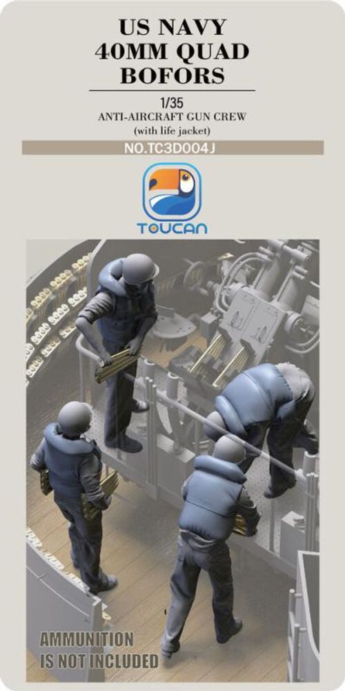 Anit-Aircraft Gun Crew (with...